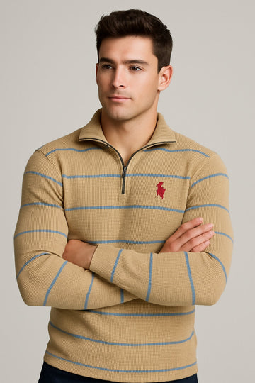 Men’s Long Sleeve Waffle Shirt – Premium Quality