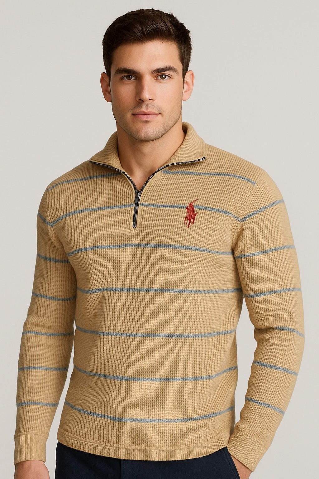 Men’s Long Sleeve Waffle Shirt – Premium Quality