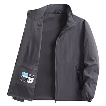 2026 Spring/Summer Men's Casual Jacket - Youth and Middle-aged Stand-Up Collar Jacket - Loose Top