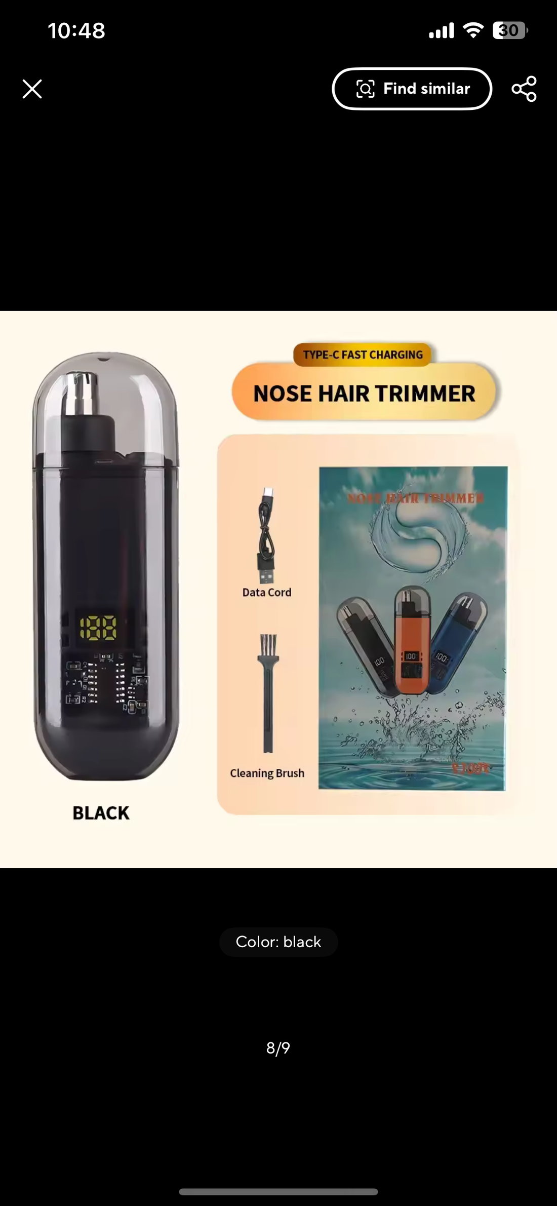 2 In 1 Electric Portable Ear And Nose Hair Trimmer